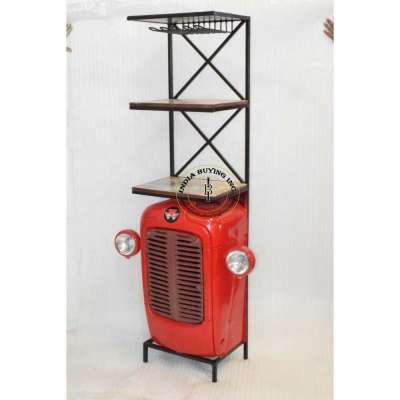 Indian iron tractor front body wash basin with glass  Restaurant Use Industrial Service Display Rack