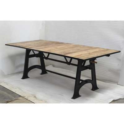 Adjustable height Antique Vintage Look Dining Table