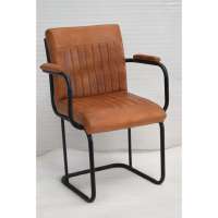 vintage industrial high quality leather chair For Office